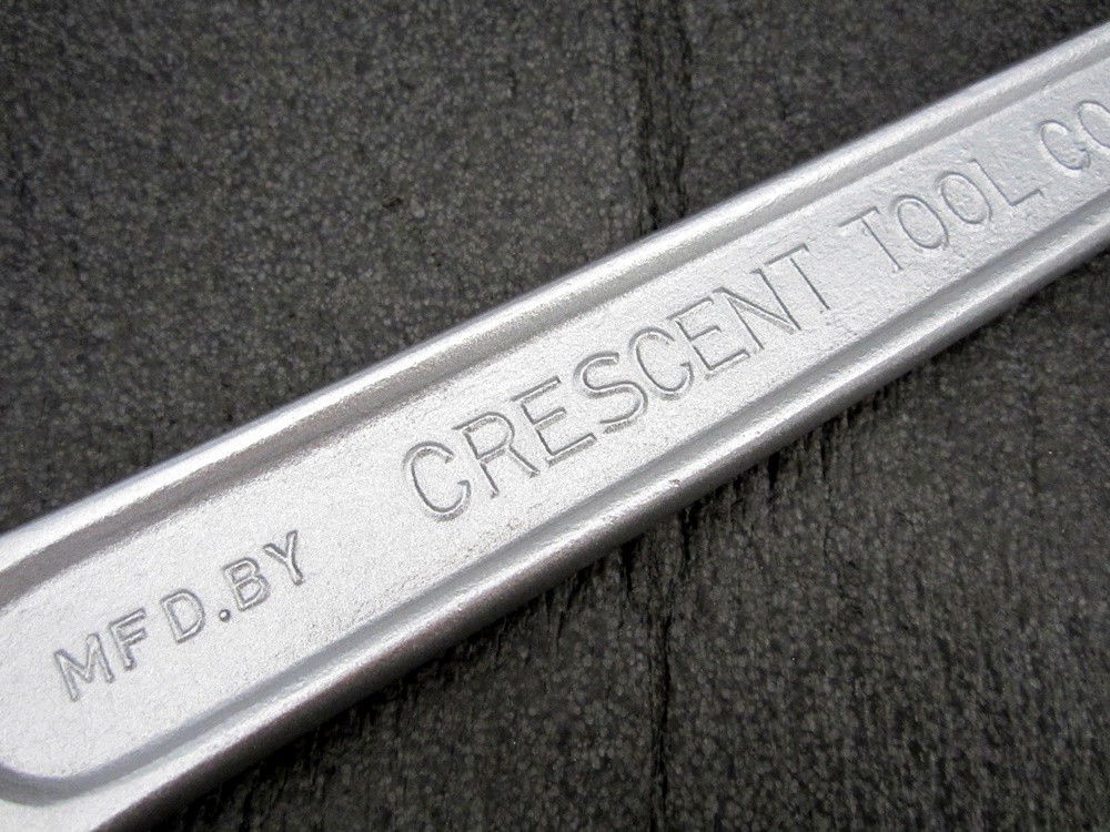 Vintage Crescent 18″ Adjustable Wrench Crestoloy Made in USA
