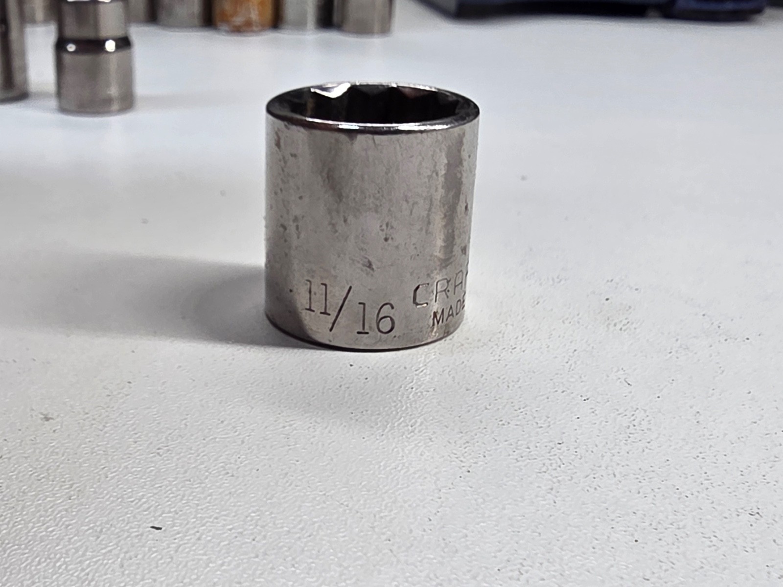 Craftsman USA 11/16″ Socket 12 Point 3/8″ Drive Inverted G2 44336