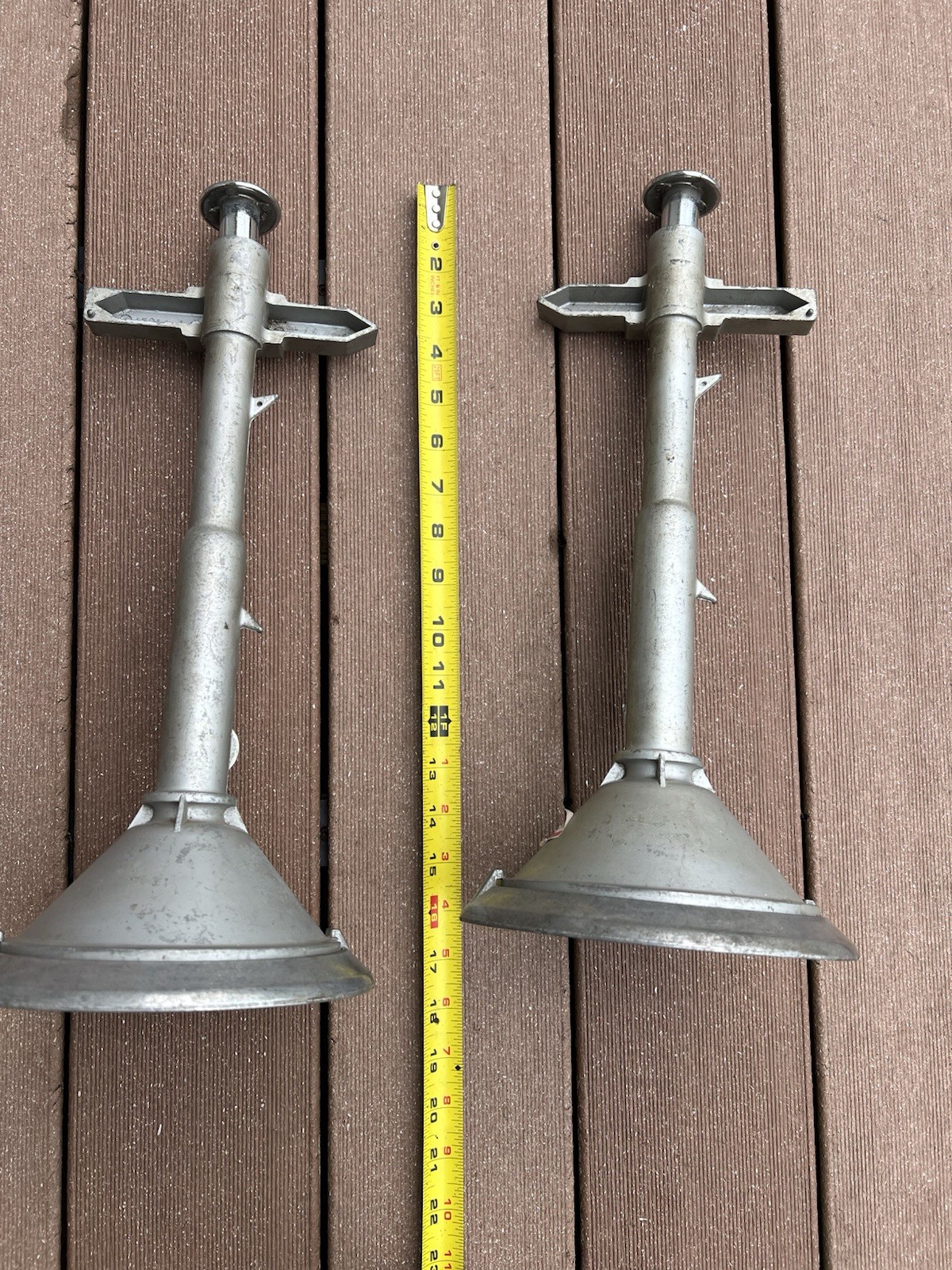 John Bean Trulite Headlight Aiming Tool Dial-A-Level Pair Vintage No. 15014-1