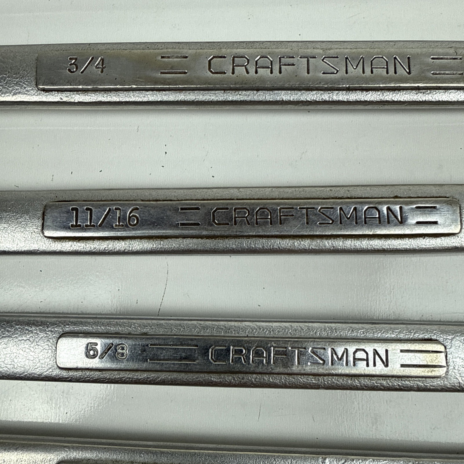 Craftsman SAE Combination Wrench Set USA 12 Pt 1/4″ 1 15/16” 15 Tools V&VV