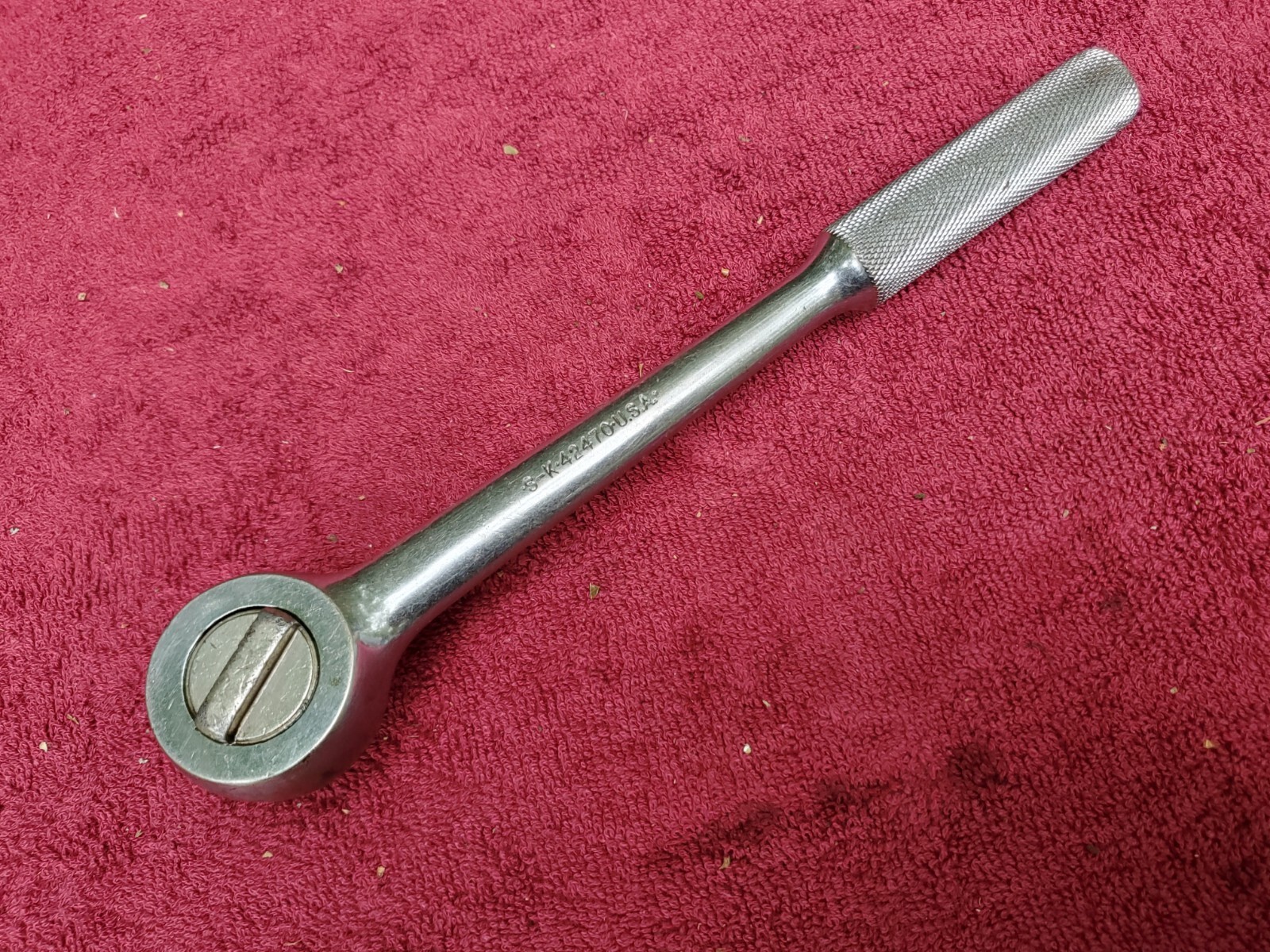 S-K SK Tools 42470 1/2″ Dr. 10.25″ Reversible Chrome Ratchet #2