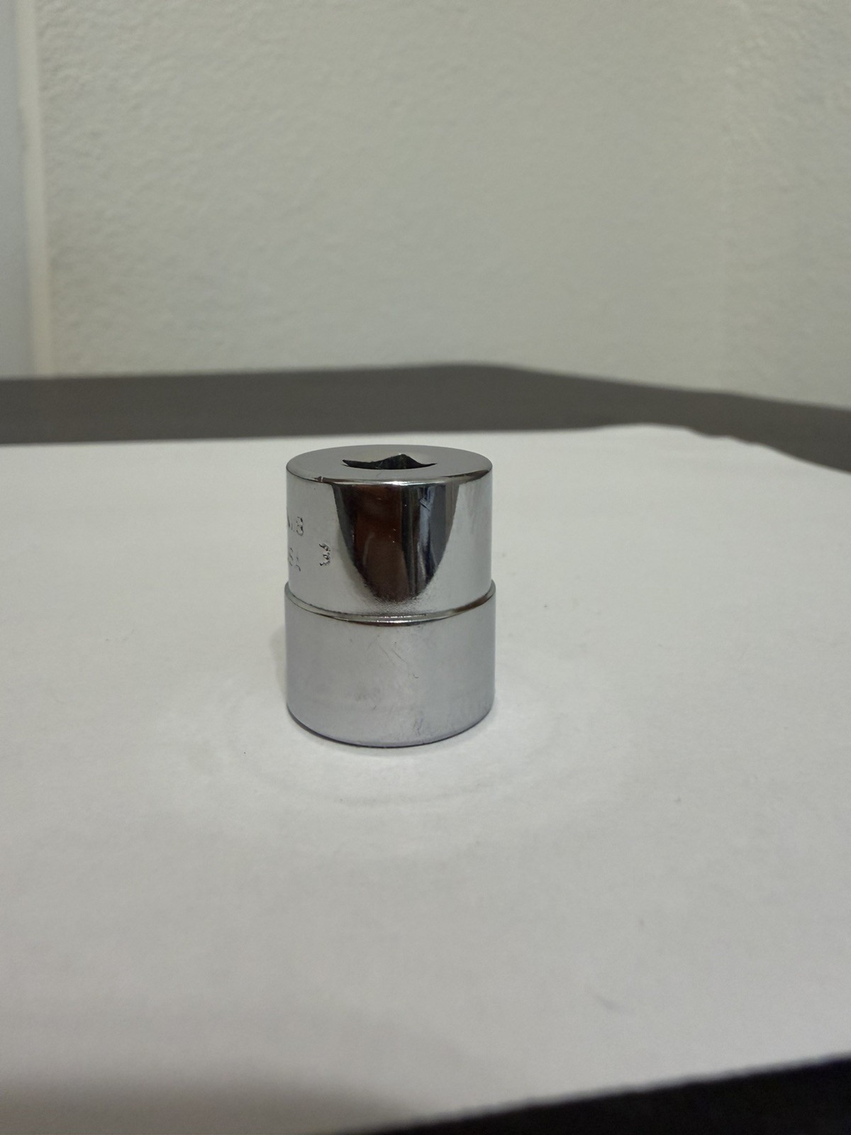 SNAP ON 9/16″ TM18 1/4″ DRIVE SAE 6 POINT SHALLOW CHROME SOCKET TM 18 9/16 «