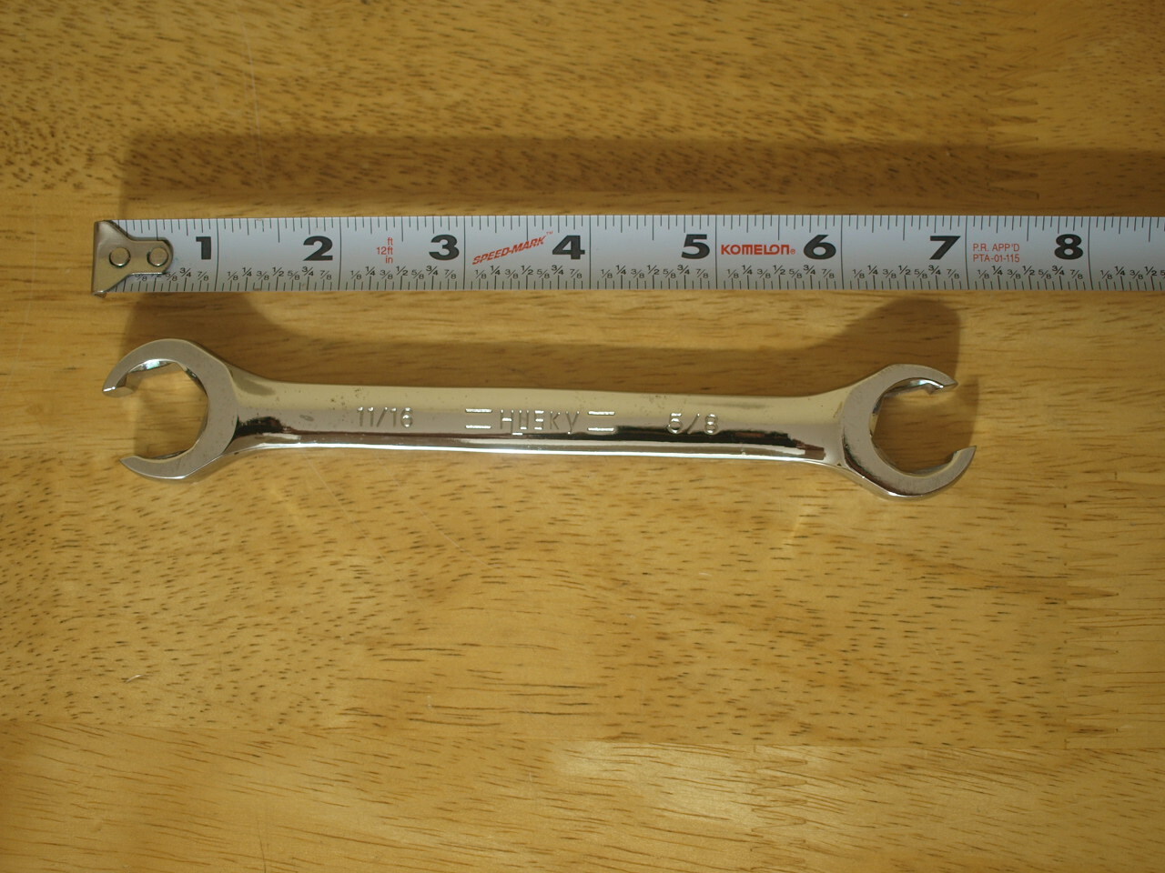 11/16″ X 5/8″ Husky USA Wrench flare nut 6 pt 39022