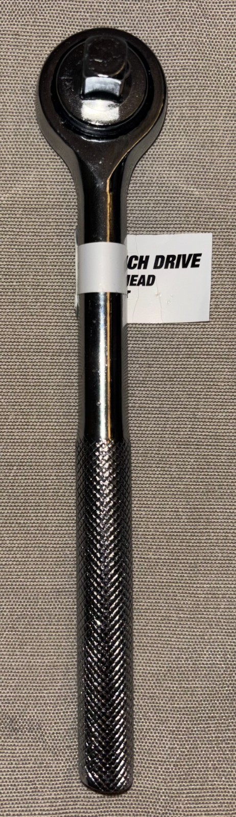 New 3/8″ in Steel Drive Round Head Ratchet Heavy Duty