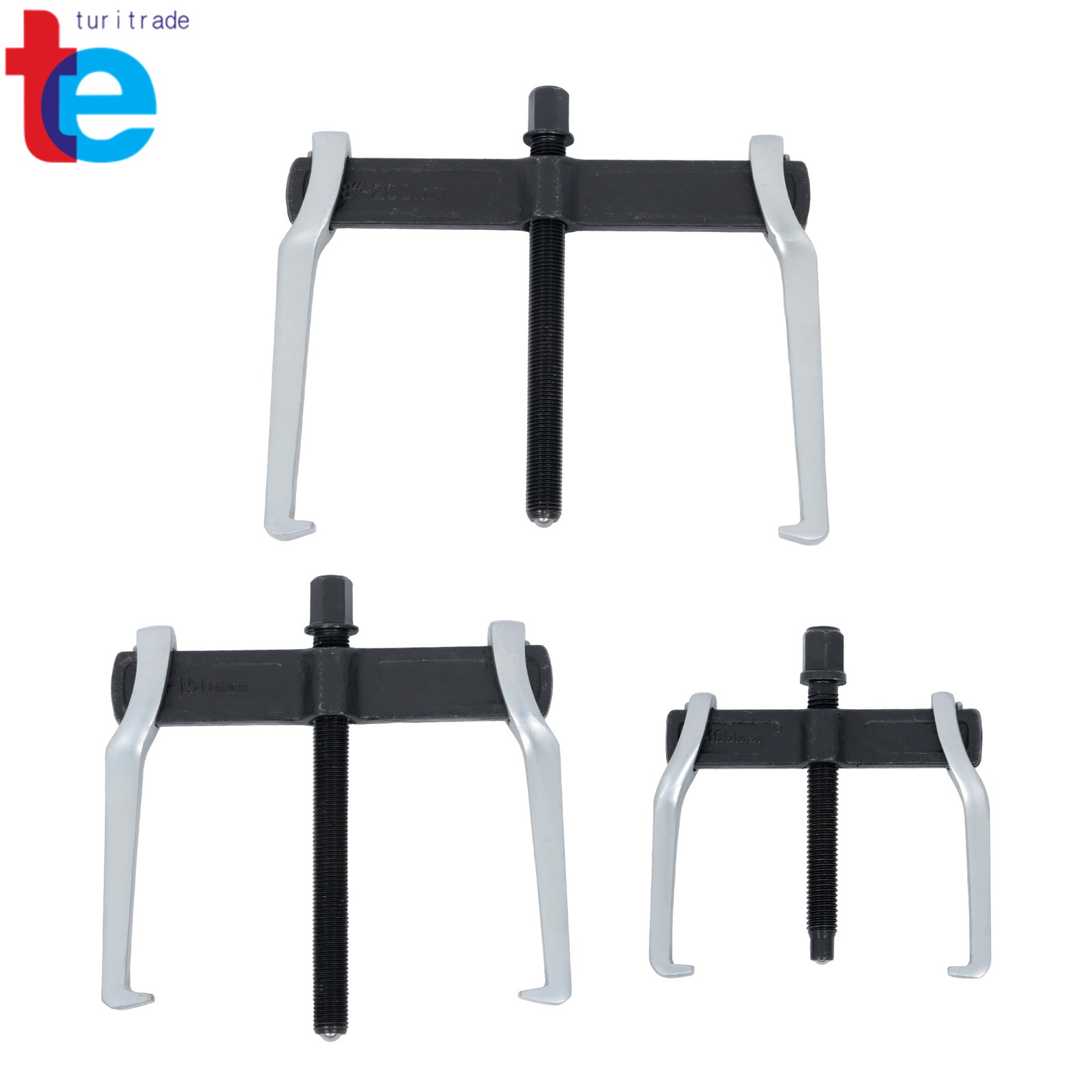 2 Jaw Gear Puller Set 4» 6» 8» Steel Bearing Puller Gears Tool Adjustable