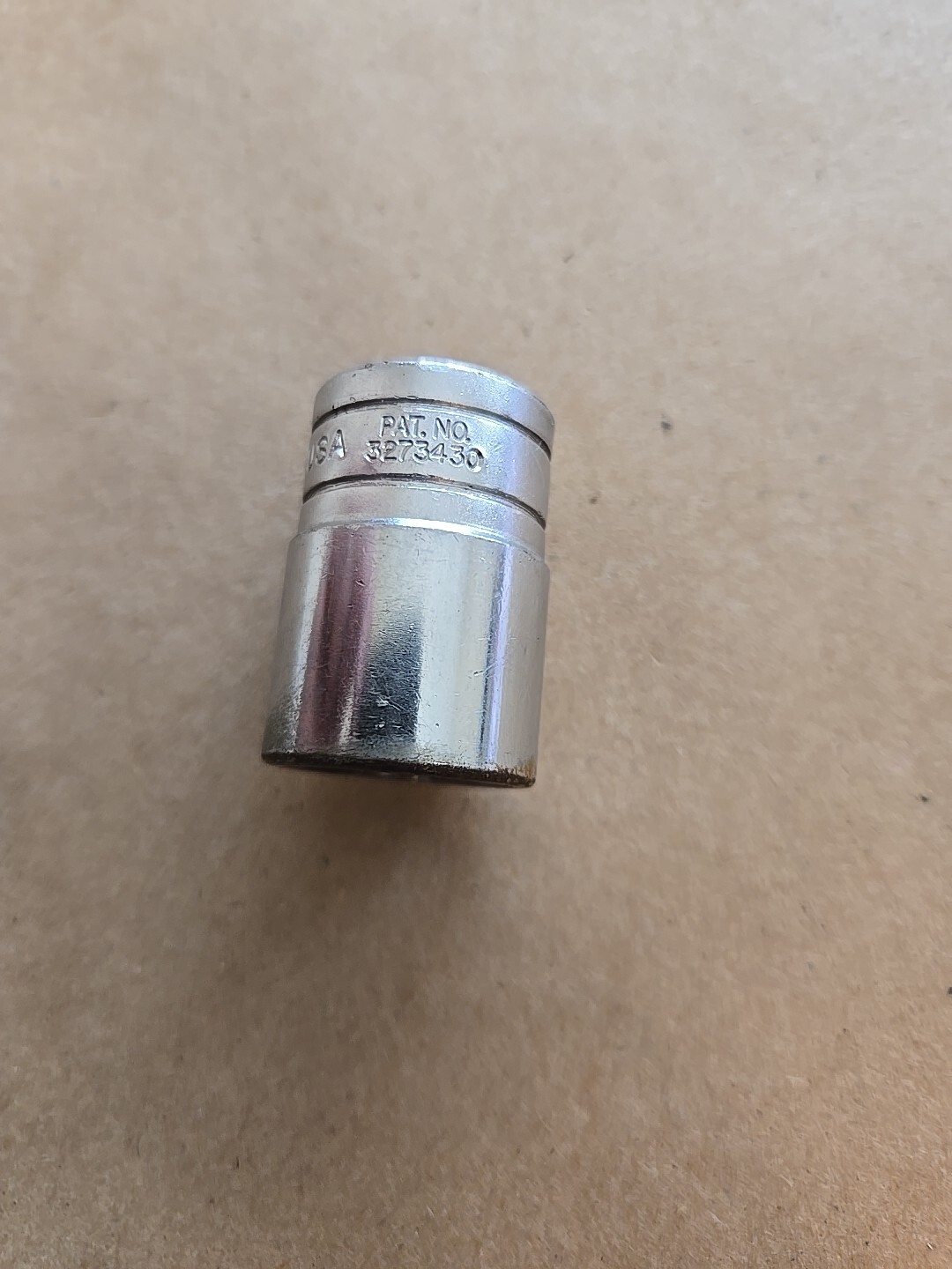 Snap On 1/2″ Drive 3/4″ 6PT Shallow Chrome Socket Worn TW-241
