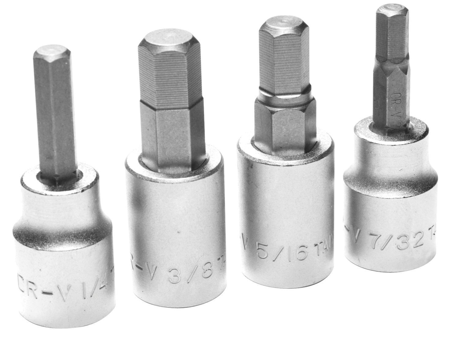 Performance Tool W1339 4 Piece Brake Caliper Hex Bit Set