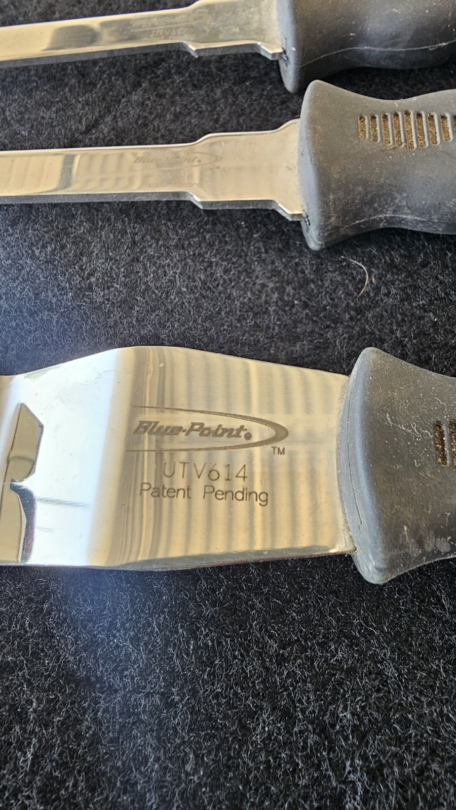 Snap-on Blue-Point Trim Panel Clip Removal Tool Set 5pc UTV614-UTV618