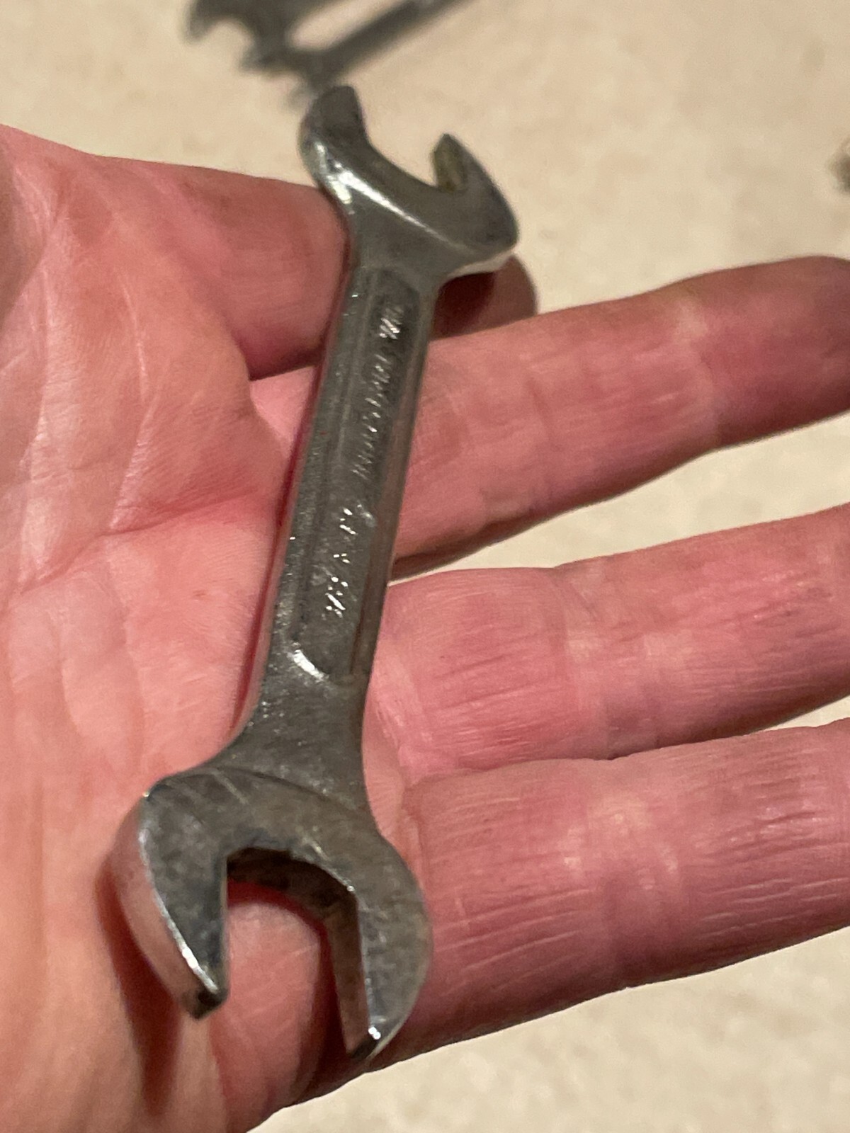VTG ETC – Industrial Wrench 3/8 7/16 chrome molybdenum forged japan