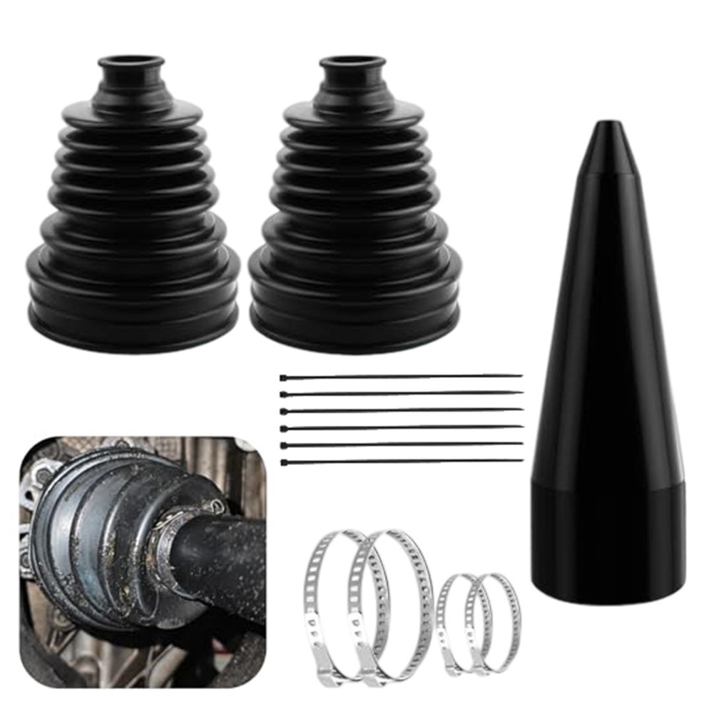 For CV Boot Repair Kit Complete with Expander Tool Soft Axle Boots and Clamps