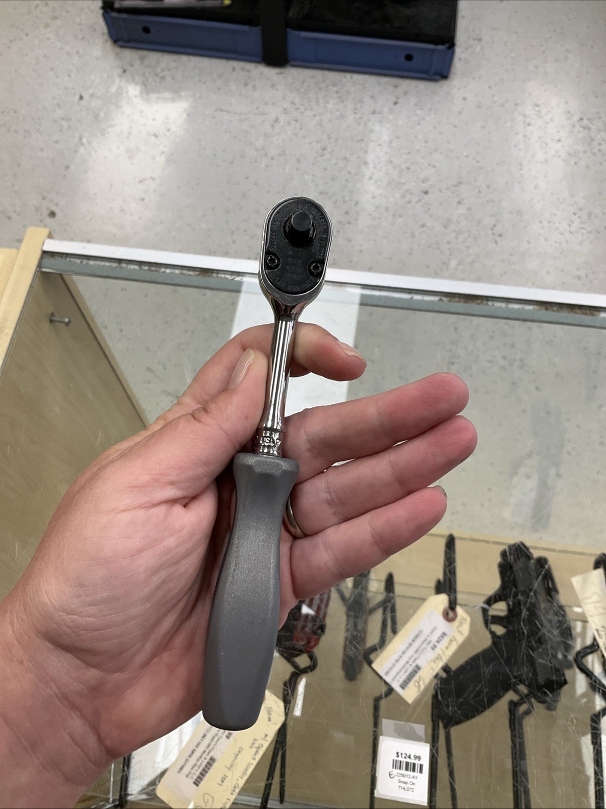 Snap-On Ratchet, Sealed Head Long Handle, 6 1/2″ TL72 1/4 225012