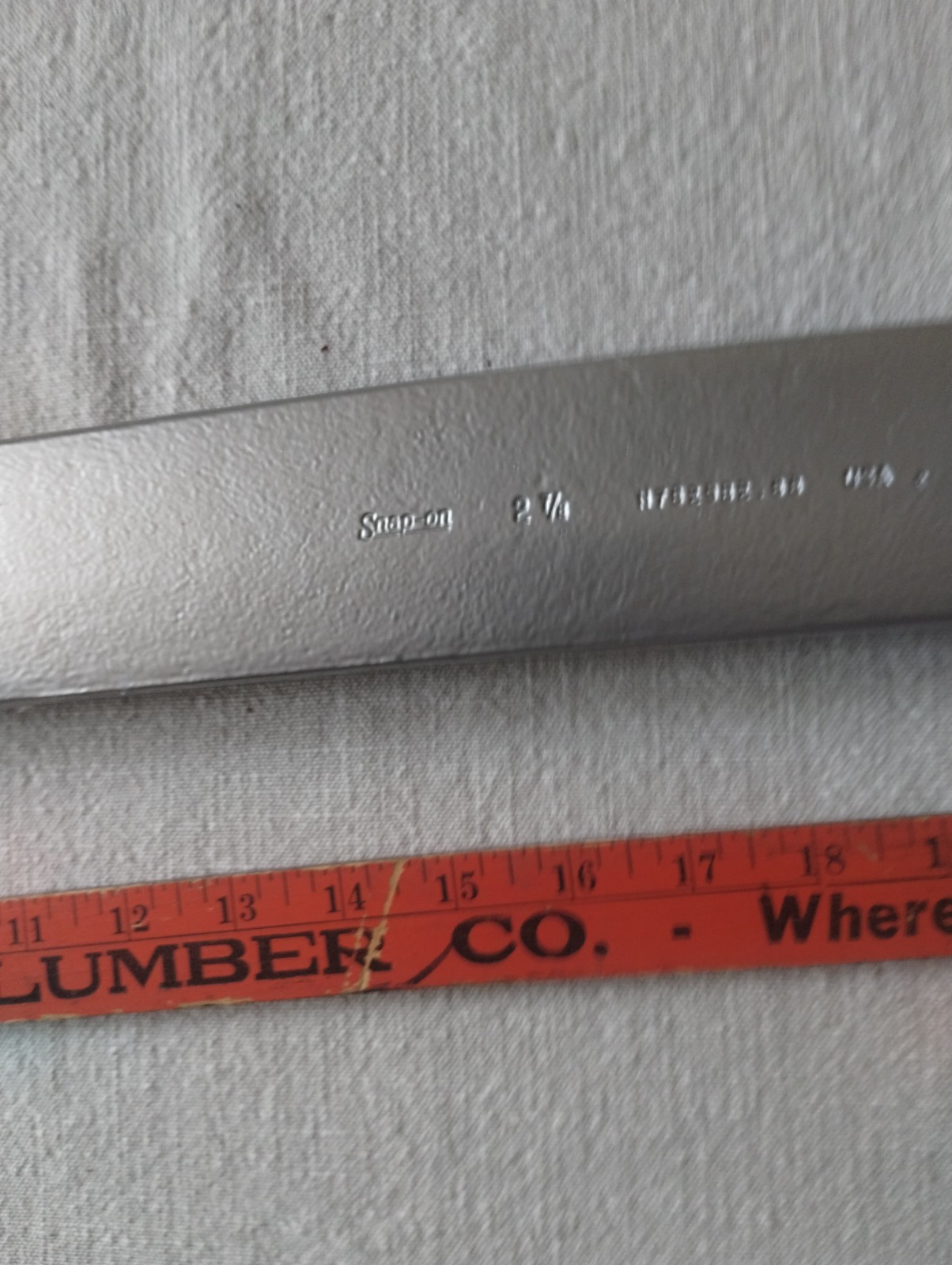 Snap-on Tools Giant Wrench 31″ Jumbo 2 7/8 Prop Wall Mount N782982.88 Rare Find