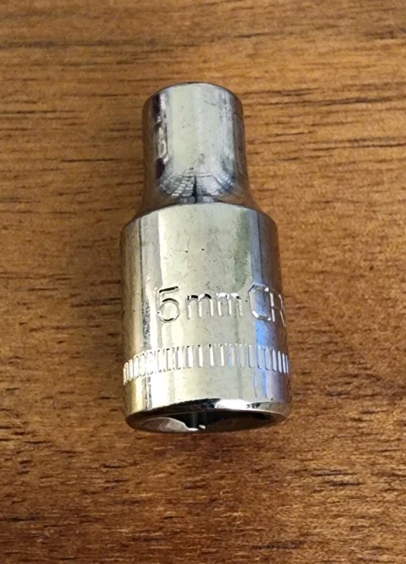 Craftsman USA 5mm Socket 6 Point 1/4″ Drive Z-AL 45908 (Easy Read & Stamped)