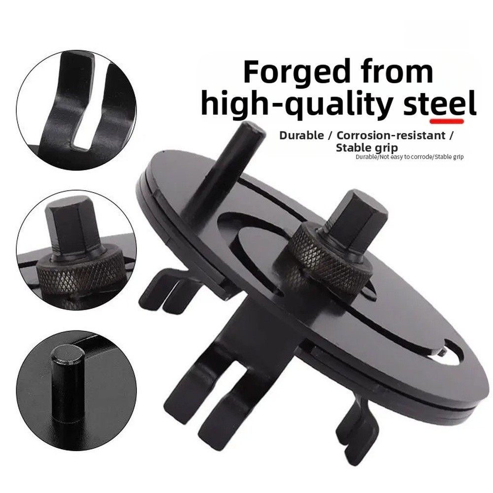 Adjustable Car Fuel Tank Cover Wrench 87 to 170mm Compact Portable Tool