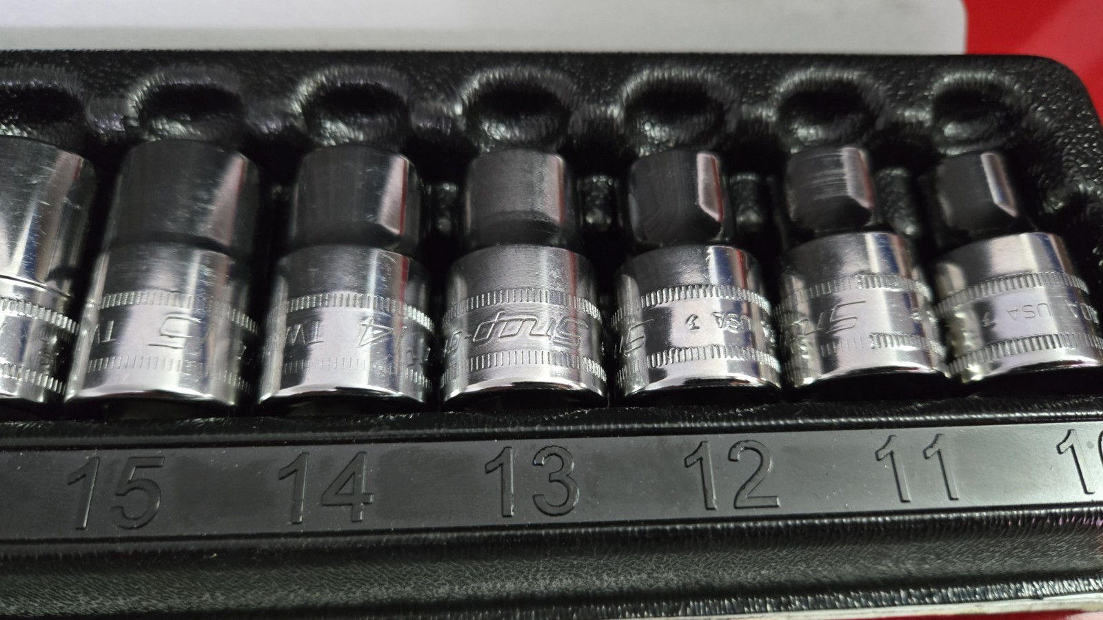 Snap On 310TWMYA 3/8″Dr Socket Set Metric (10mm-19mm)