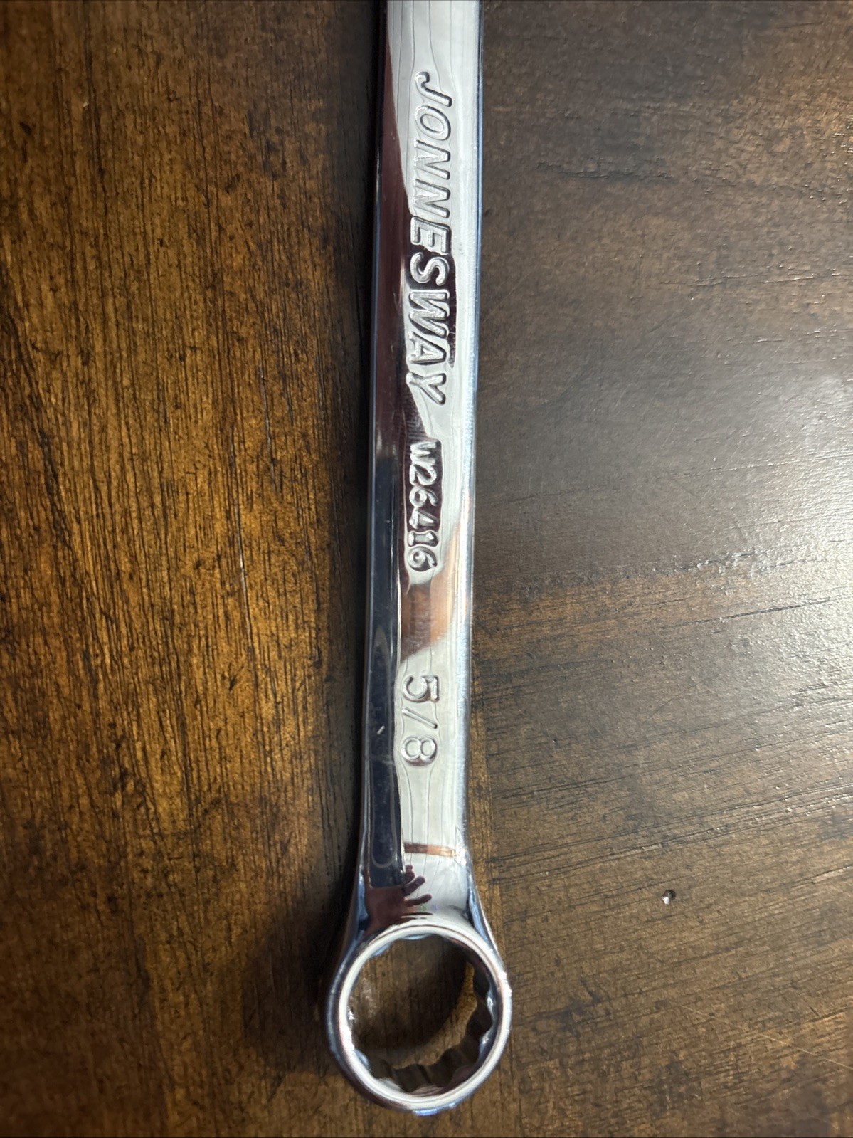 Jonnesway High Polished 5/8 12 Point Combination Wrench