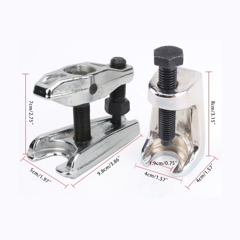 Ball Joint Separator Fits Common Ball Joint Sizes Chrome 2Pcs for Most for Cars