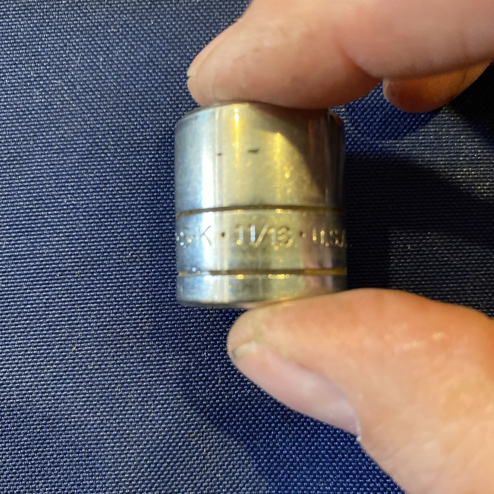 S-K Tools Sockets Lot of 6 -3/8″ Drive 12Pt. 7/8, 13/16, 3/4, 11/16, 5/8, 3/8