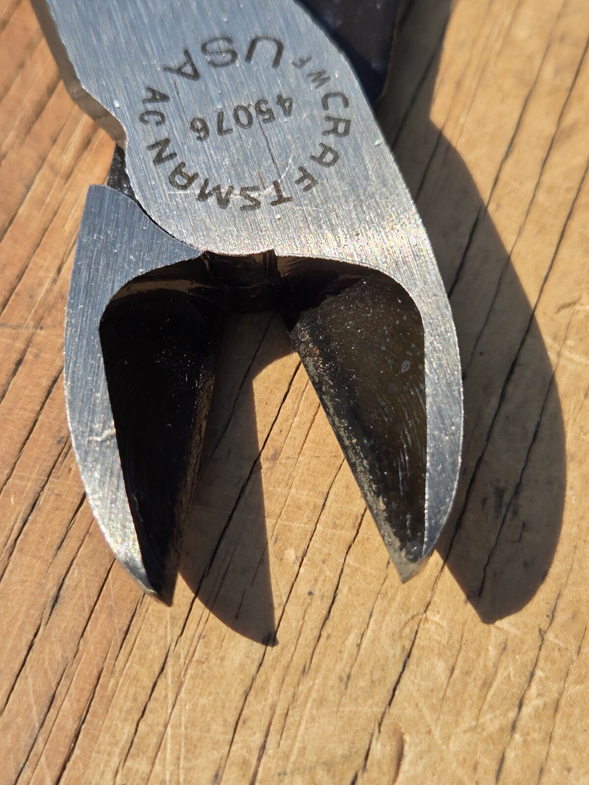 Vintage Craftsman 7in Diagonal Cutting Pliers 45076 Western Forge AC USA EUC