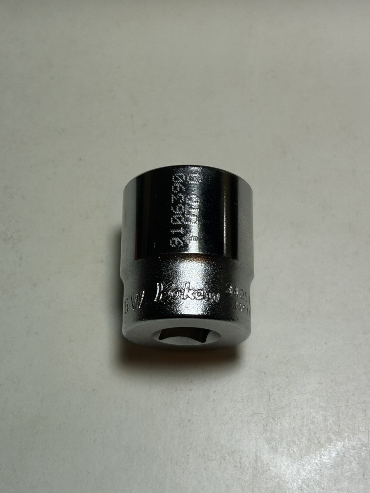 Koken 3/8″ Drive 12 Point 1/2 BS or 7/16 W Socket 3405W Made in Japan Military
