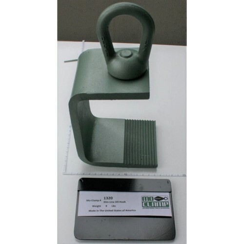 Mo-Clamp 1320 Slim Line Sill Hook, 4 tons, Heat Treated Steel, 11-1/2″ L