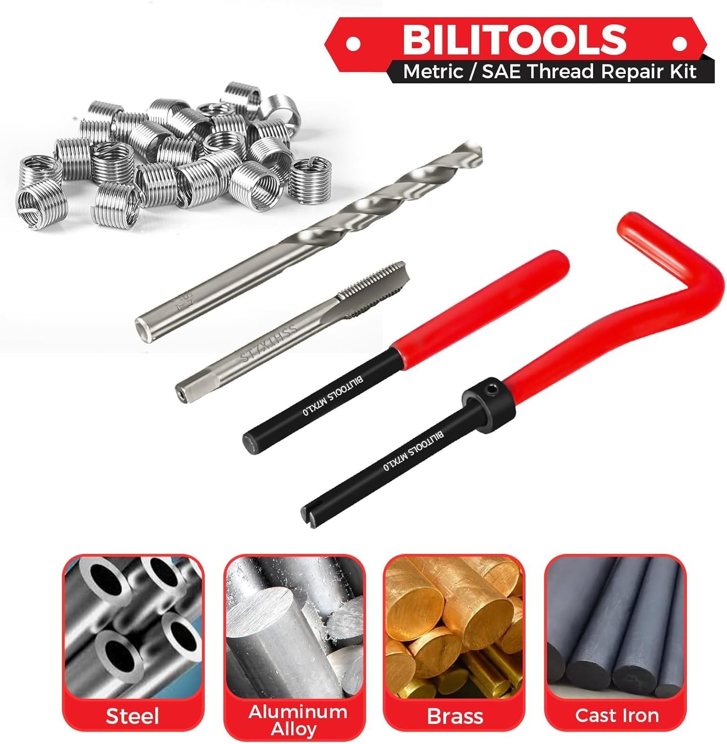 Metric Helicoil Thread Repair Kit with HSS Drill – Strong & Efficient Solutions