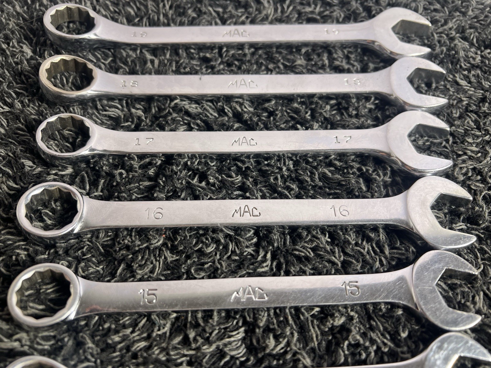 MAC Tools 11pc 6mm + 9mm + 11mm – 19mm Metric 12pt Combo Wrench Set