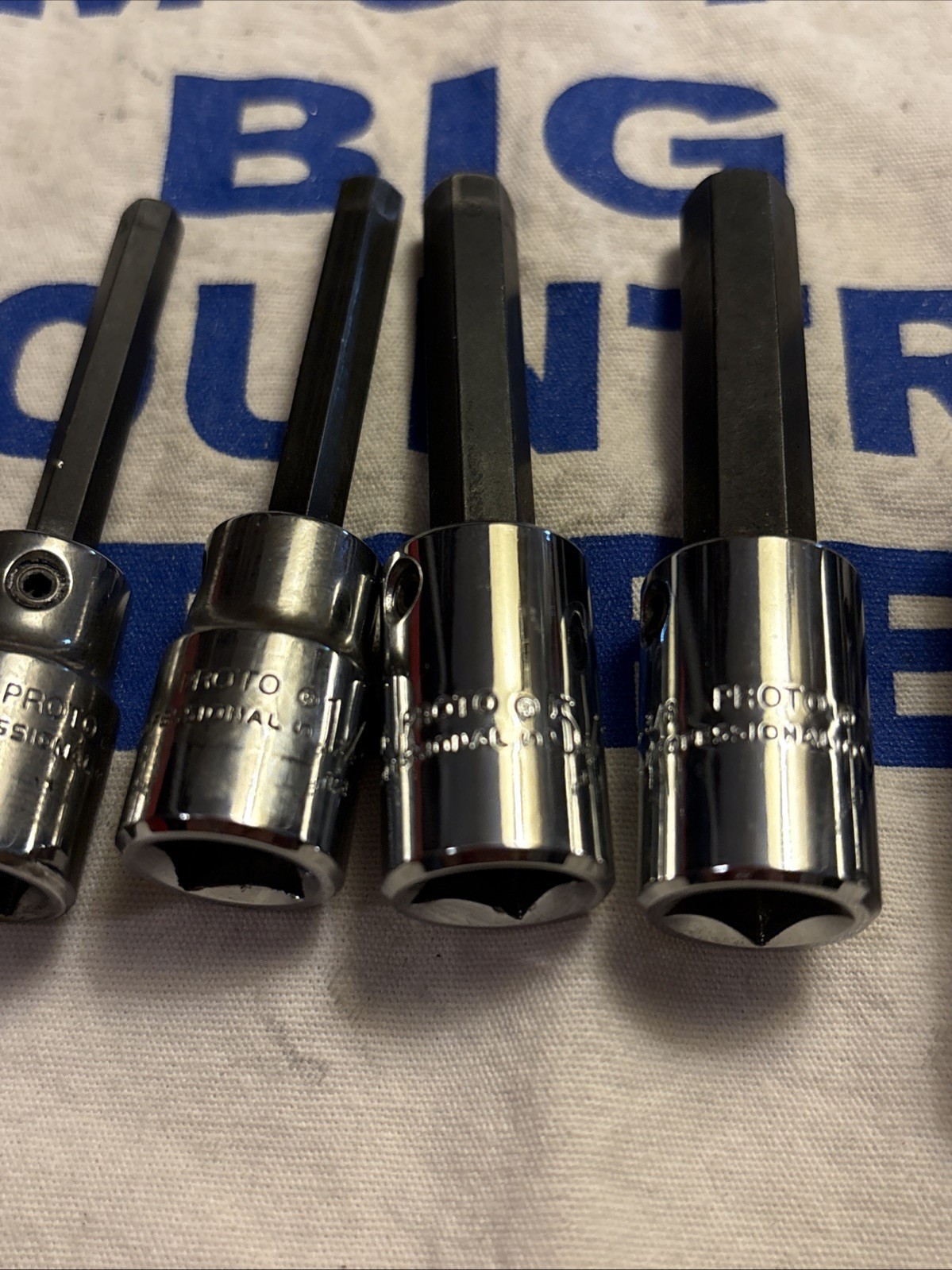 Proto Professional 1/2″ & 3/8″ Drive 10pc SAE Hex Bit Socket Set