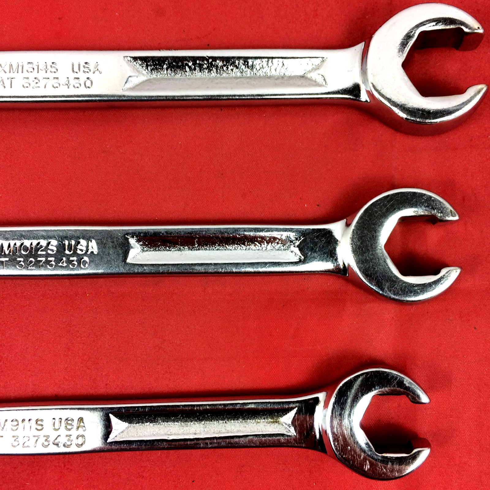 Snap-on 9mm-21mm RXM605 Metric Double End Flare Nut Line Wrench Set