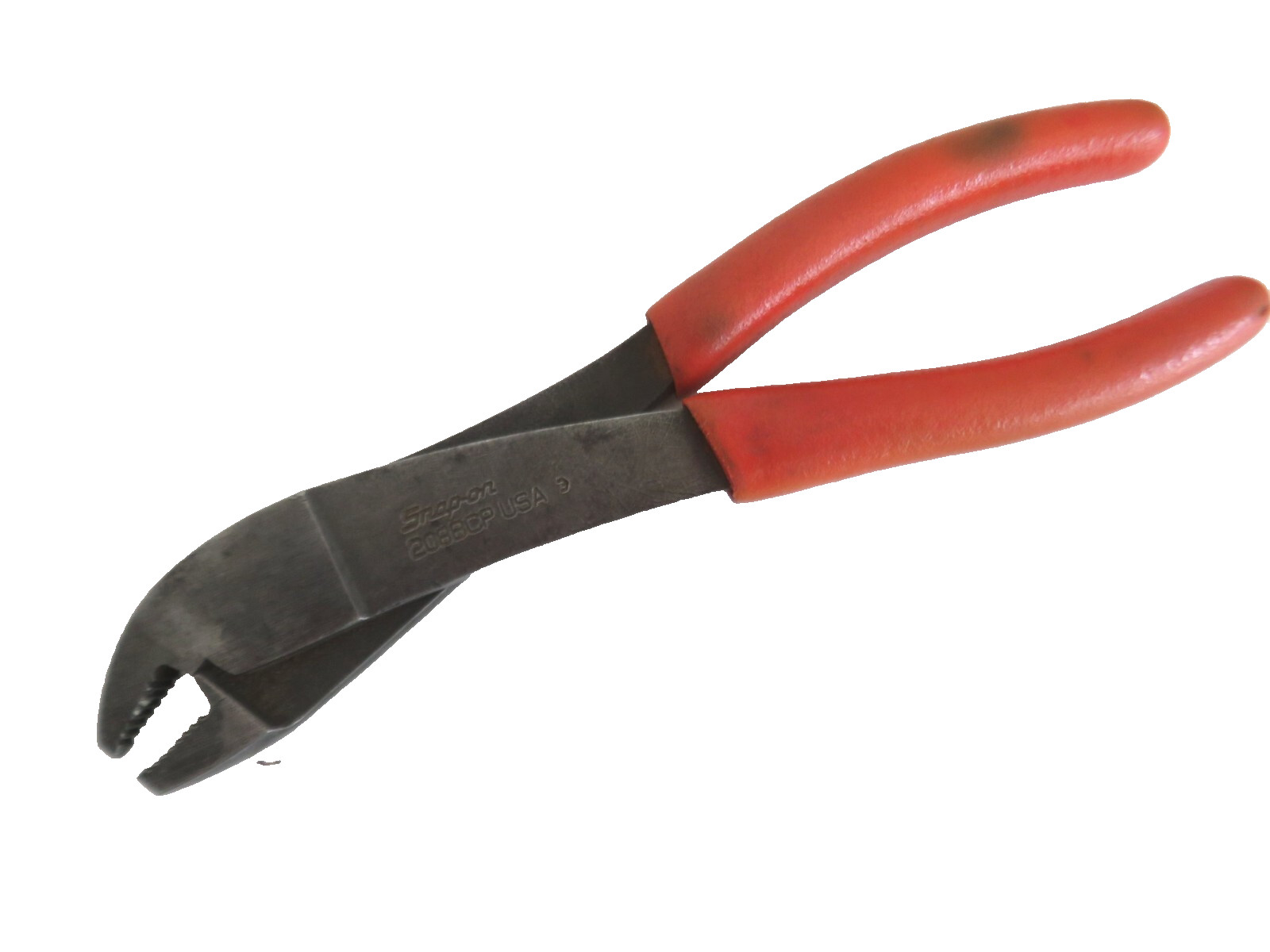 Snap-On 208BCP Pliers Orange Handle Rounded Nose Battery Terminal Pliers USA