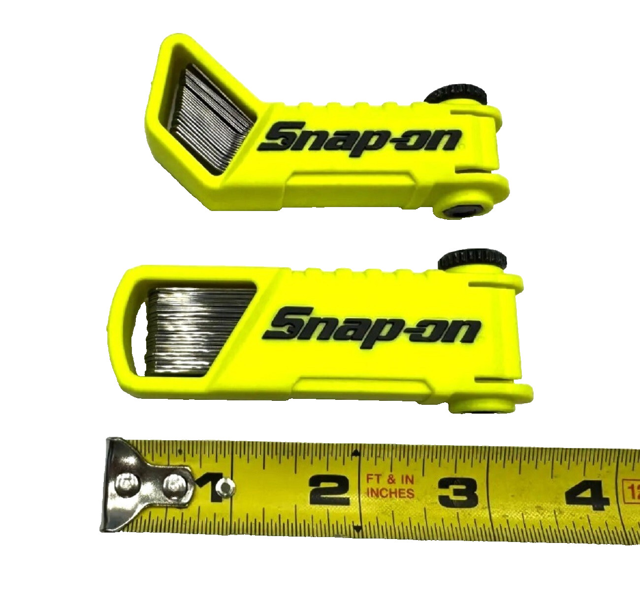 *NEW* 4 Piece Snap-on Feeler Gauge Blade Sets *HI-VIZ* Offset 45° & Straight
