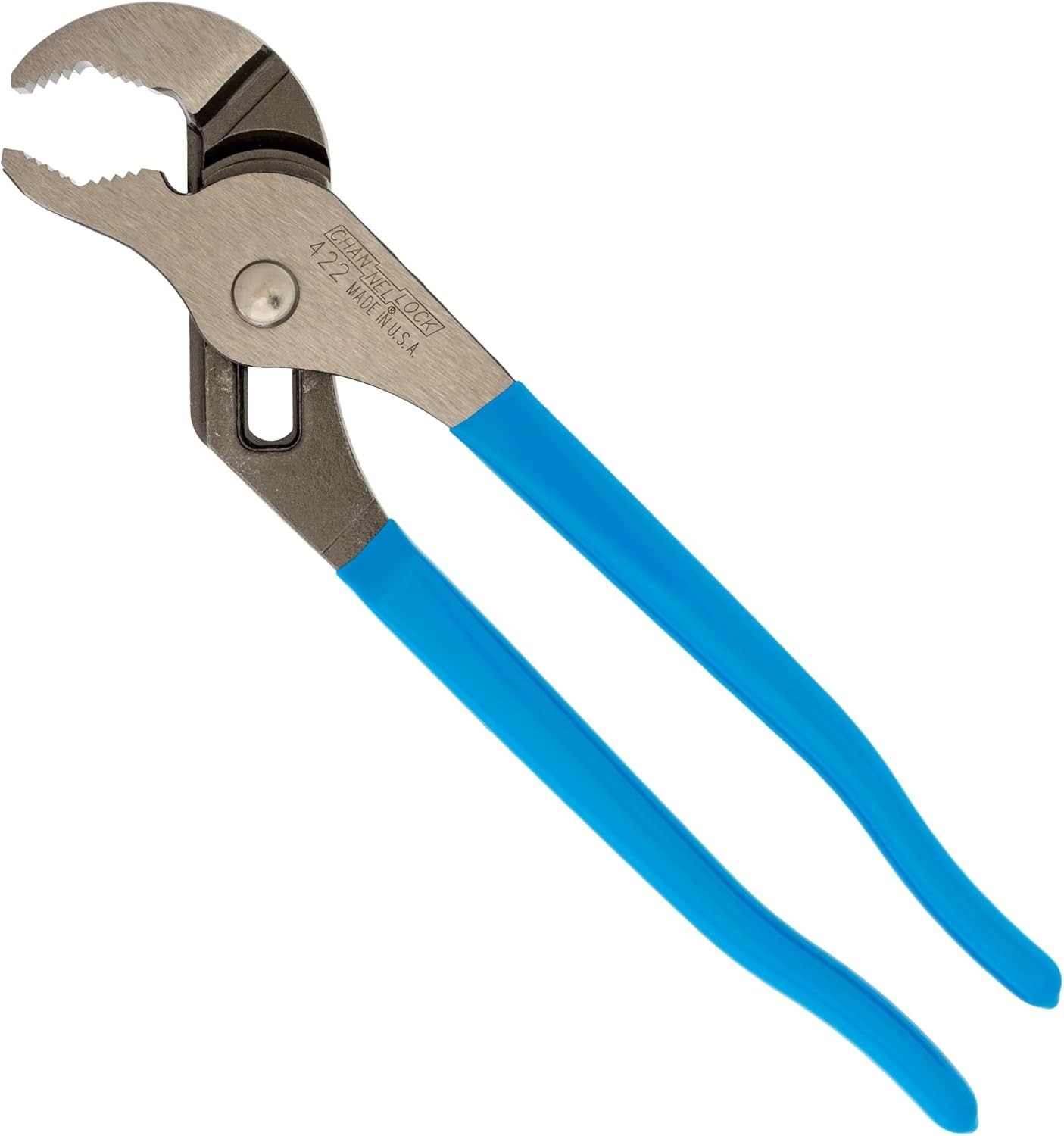 NEW 9.5″ Channellock 422 Curved V-Jaw Tongue & Groove Pliers 1.5″ Jaw Capacity