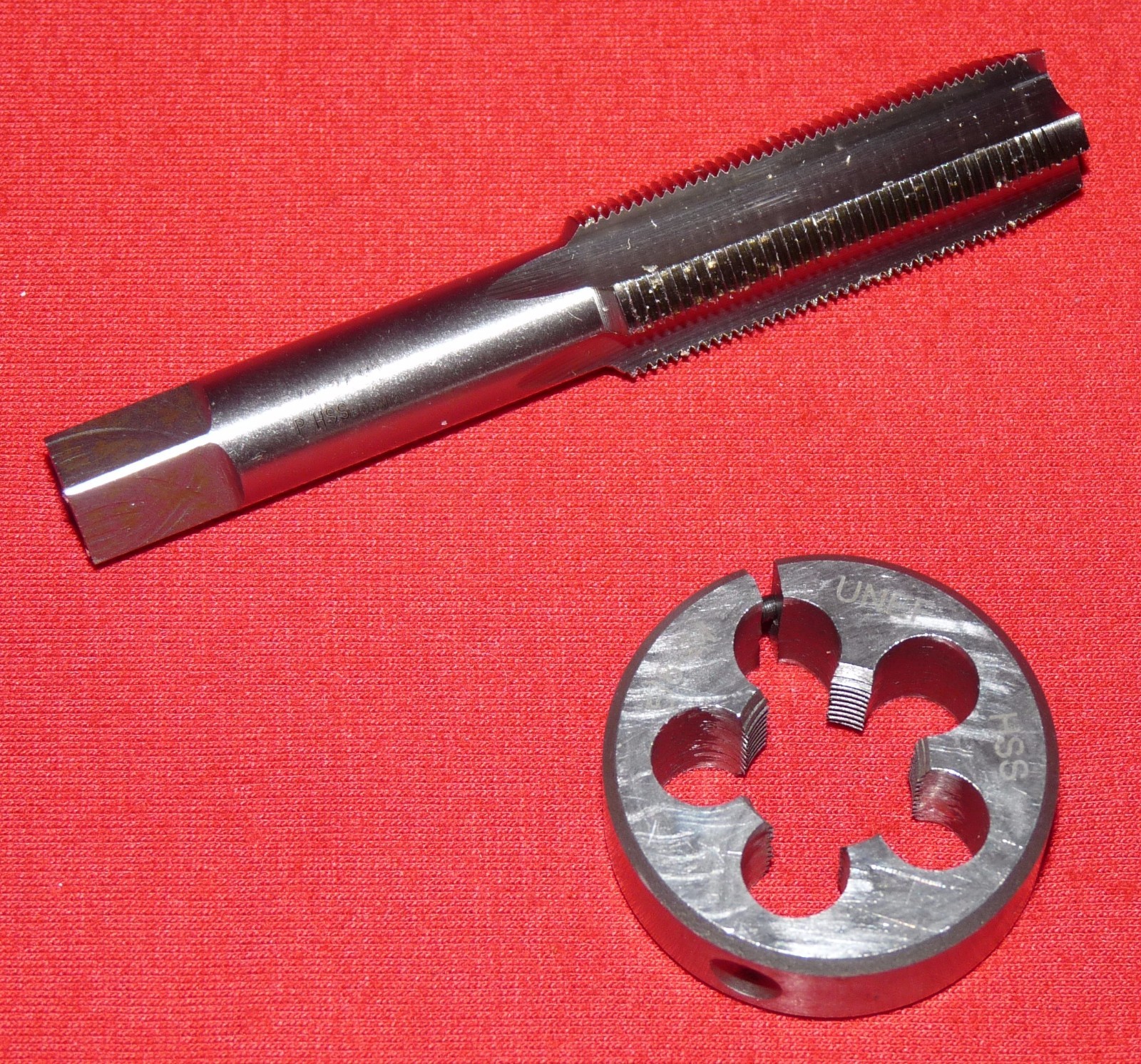 5/8-24 Tap & Die SET 1.5″ OD NEF Gunsmithing 4FL TAPER HS RH Special Thd COMBO