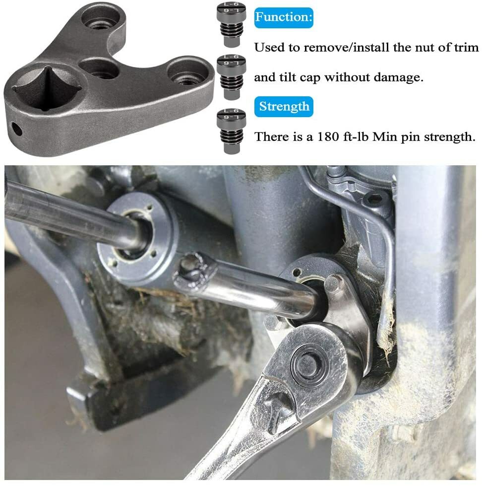 Outboard Trim/Tilt Pin Wrench MT0009-35mm x 6mm for Showa, Yamaha, Suzuki, Honda