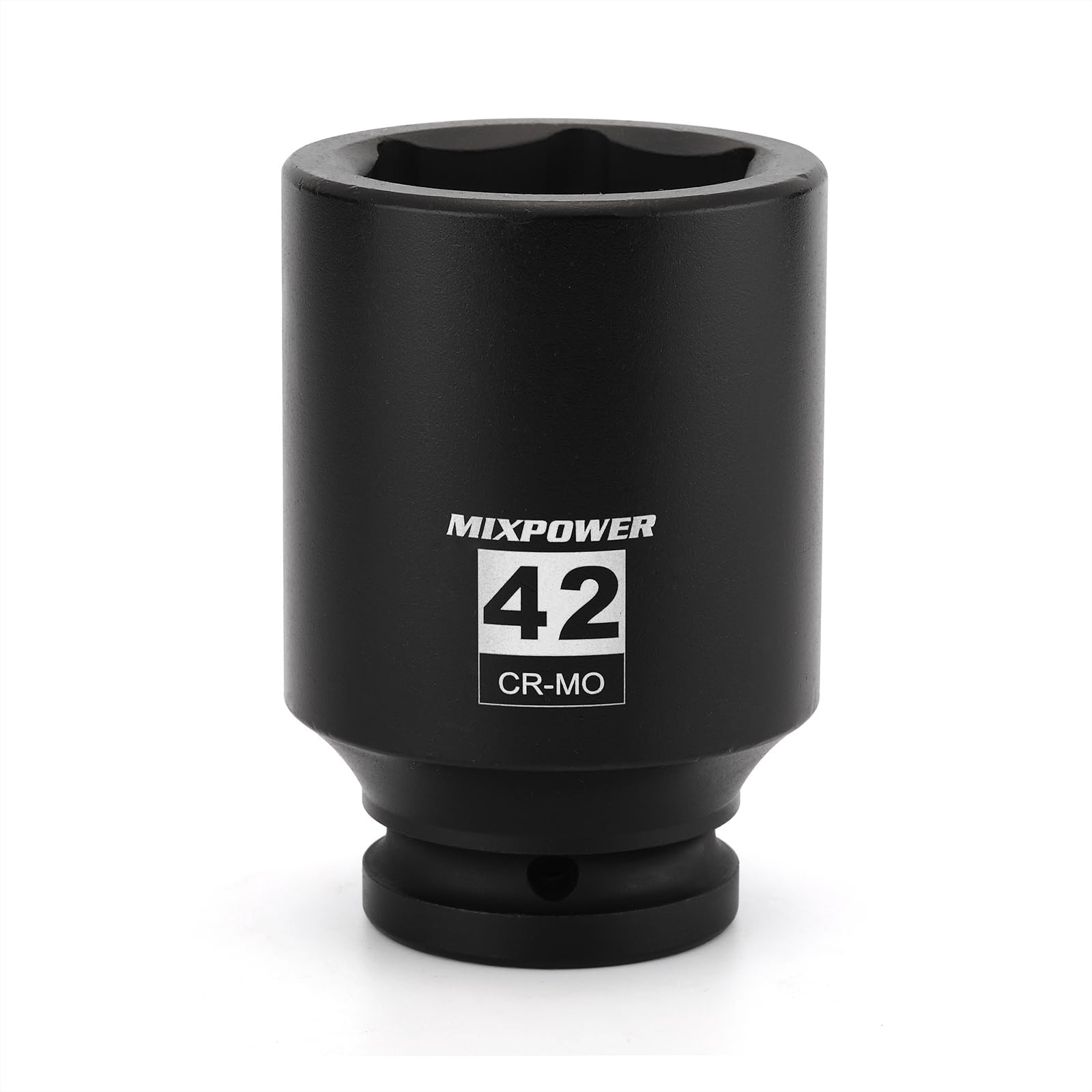 MIXPOWER 3/4″ Drive Deep Impact Socket, CR-MO, 42mm, Metric, 6 42mm