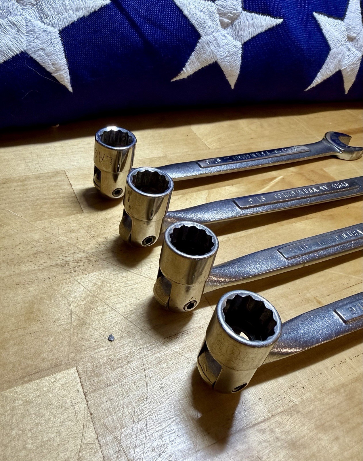 Craftsman USA Flex-Socket 9/16 Combination Wrenches (Saltus Style)