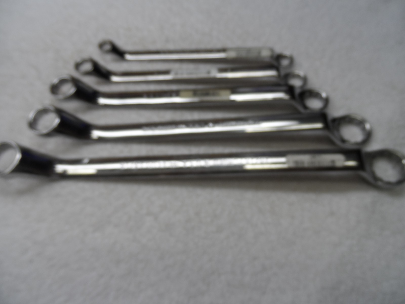 Craftsman Professional USA NOS Deep Offset Full Polish SAE Wrench Set – 5 pcs