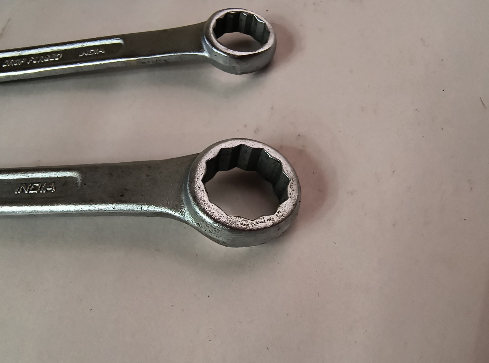 4 Vintage Gedore No. 14 Combination Metric Wrenches 8mm 10mm 14mm 17mm
