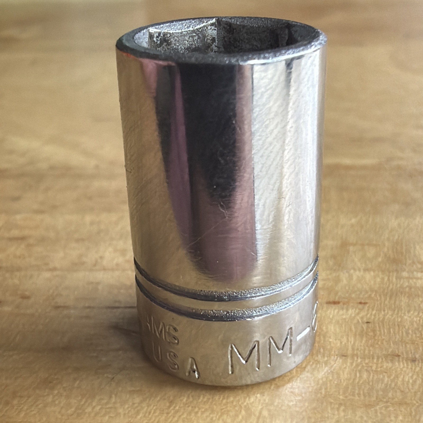 Vulcan x Williams Tools 10mm Shallow Socket 1/4″ Drive 6 Point MM-610 Vtg USA