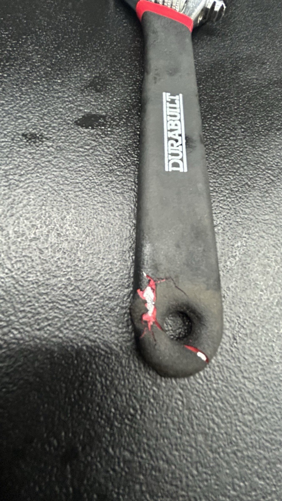 DURABUILT 8 Inch Adjustable Wrench Rubber Ripped Grip