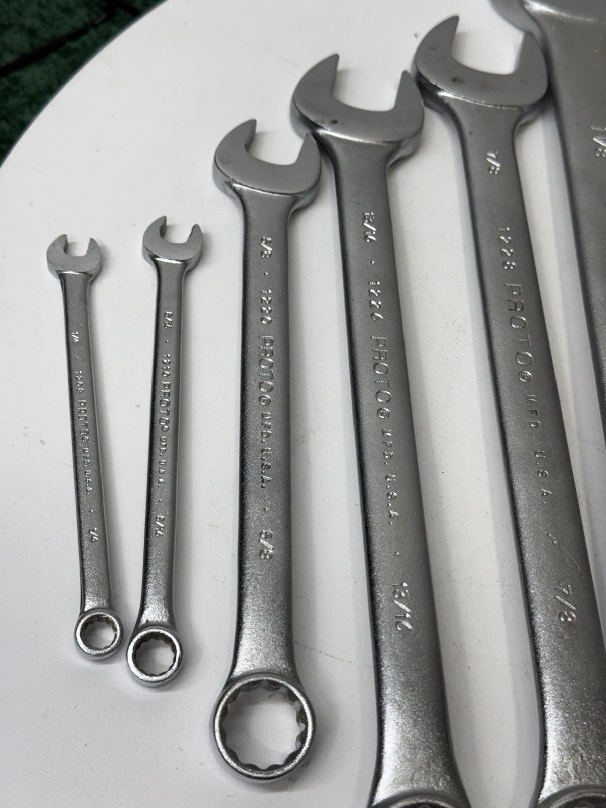 Lot Of 13 PROTO Professional SAE Combination Wrenches MADE IN USA
