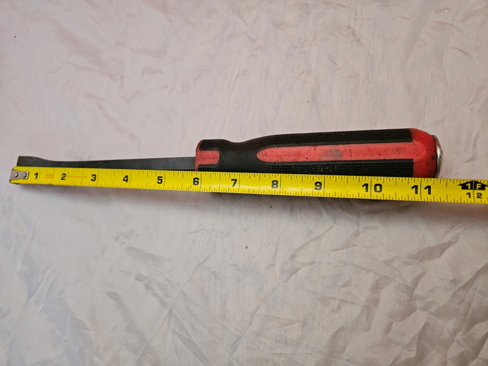 MAC CPB12R 11.5″ Curved Head Striking Pry Bar Prybar Red Soft Handle S2