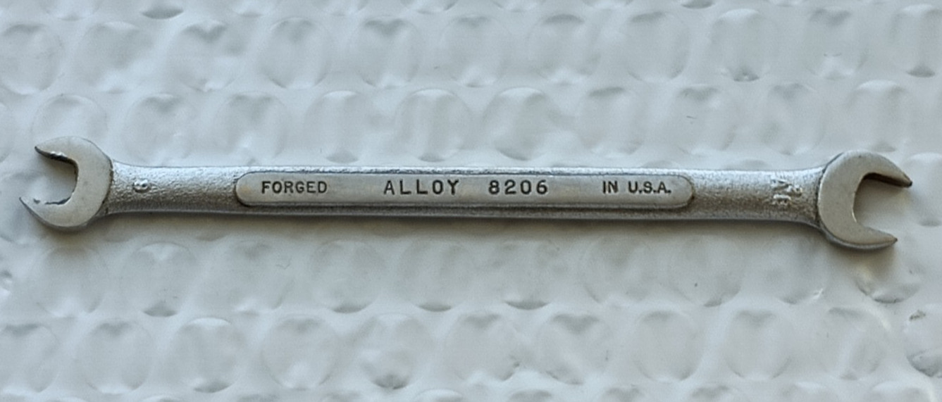 SK TOOLS USA 8206, 6MM x 7MM. DOUBLE OPEN – END WRENCH.