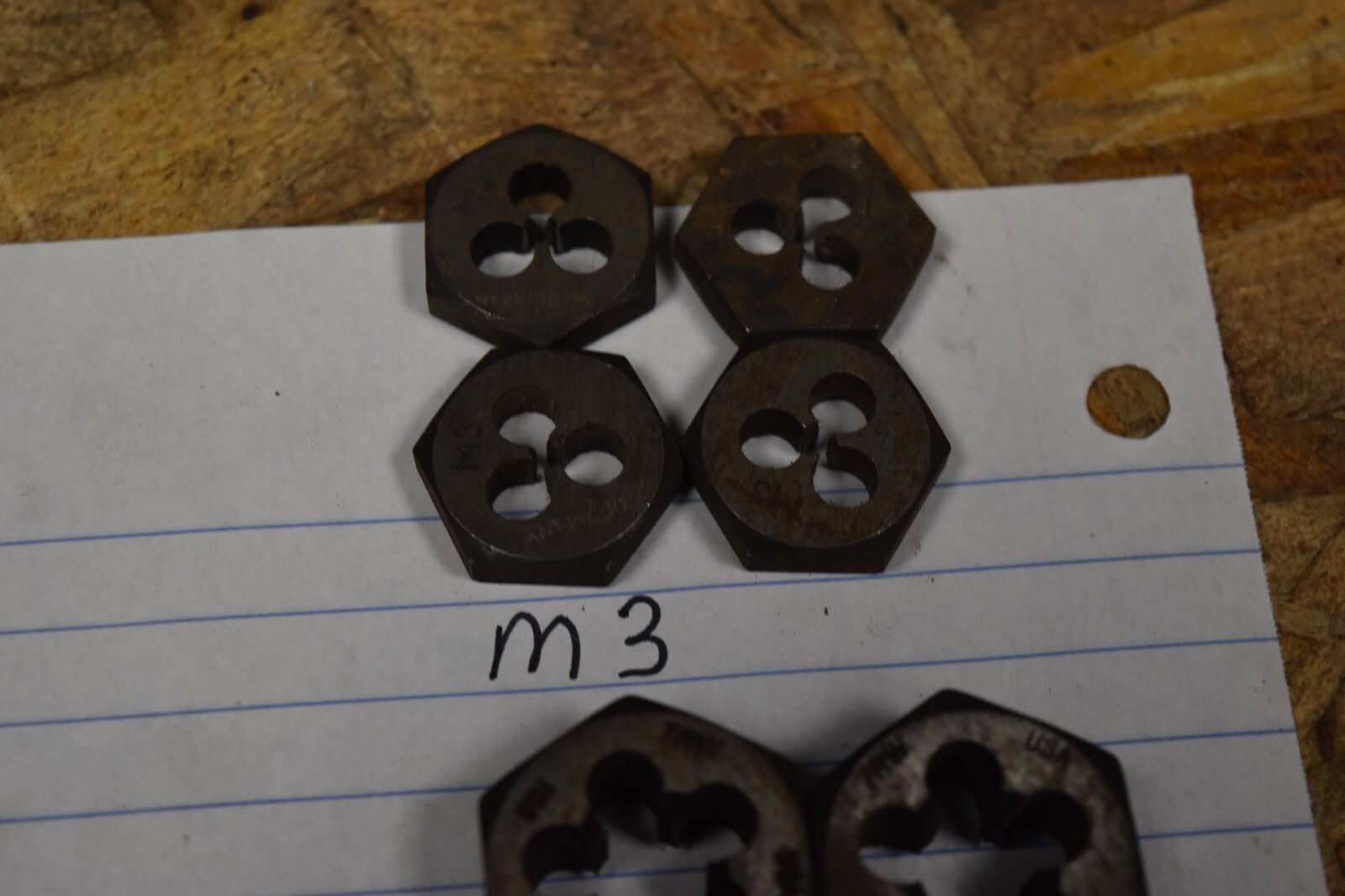 10 PC LOT METRIC RETHREADING DIE M24 M30 M16X1.5 M12X1.75 M3-6G M3 FREE SHIPPING