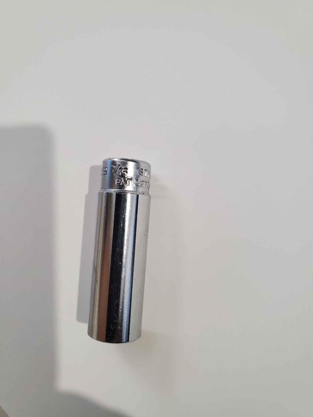 Snap-On Tools USA STM14 7/16″ Deep Socket, 1/4″ Drive, 6-Points Chrome Finish