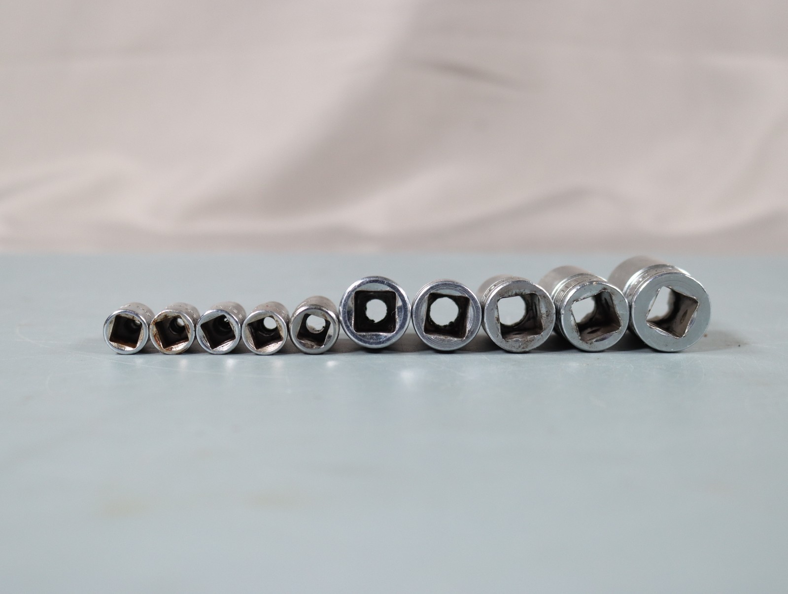 Snap-On 210AFLEY 10pc Combination Drive inverted TORX Shallow Socket Set E4-E18