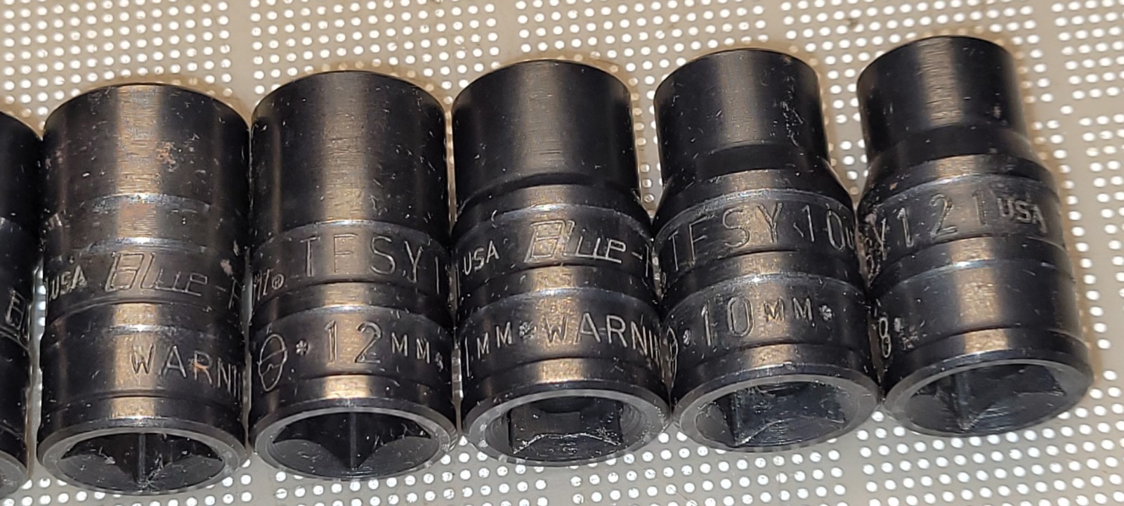 TFSY 13 pc 3/8″ Drive Metric / SAE Shallow Twist Impact Socket Set Blue-Point