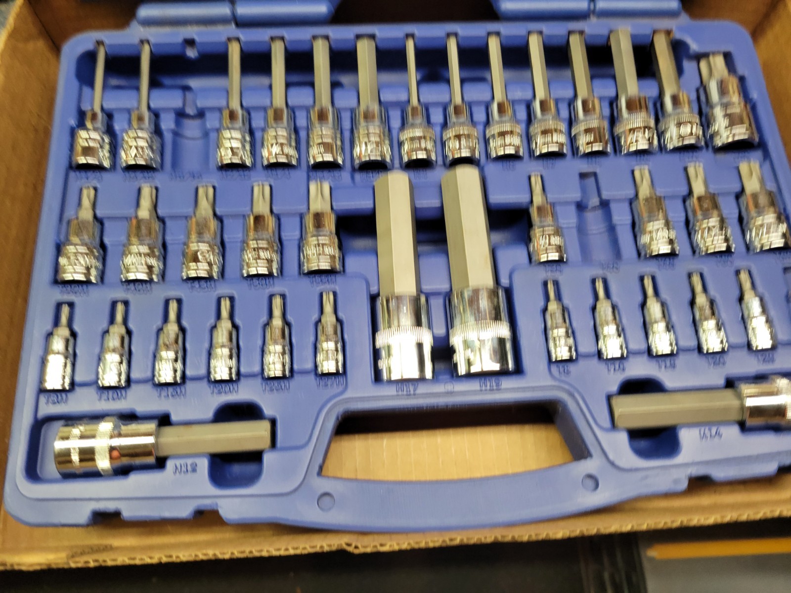 Napa / Carlyle / S-k 41-Piece Hex / Torx Bit Set with Case (read description)