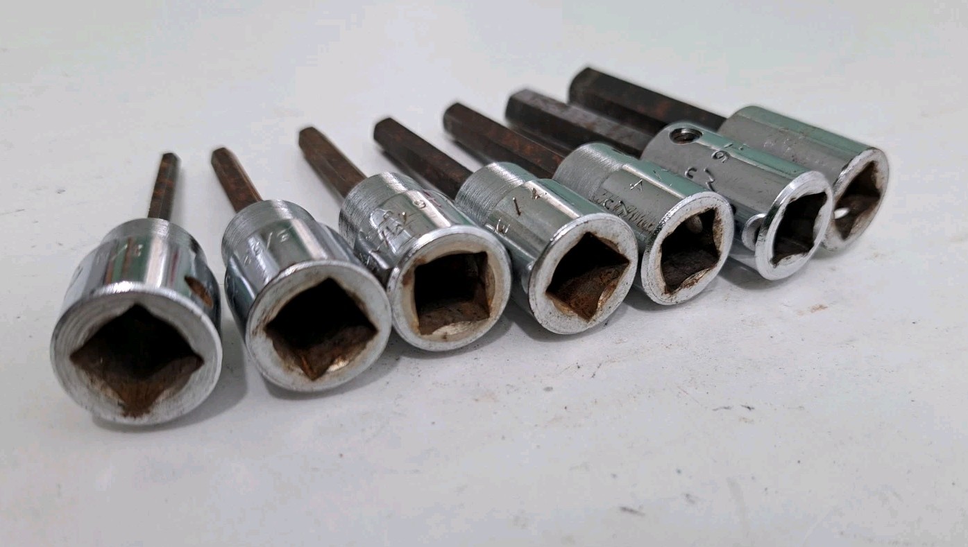 MAC Tools Socket Hex Allen 7 pcs X126D X106D X86D X76D X66D X56D X46D 3/8″