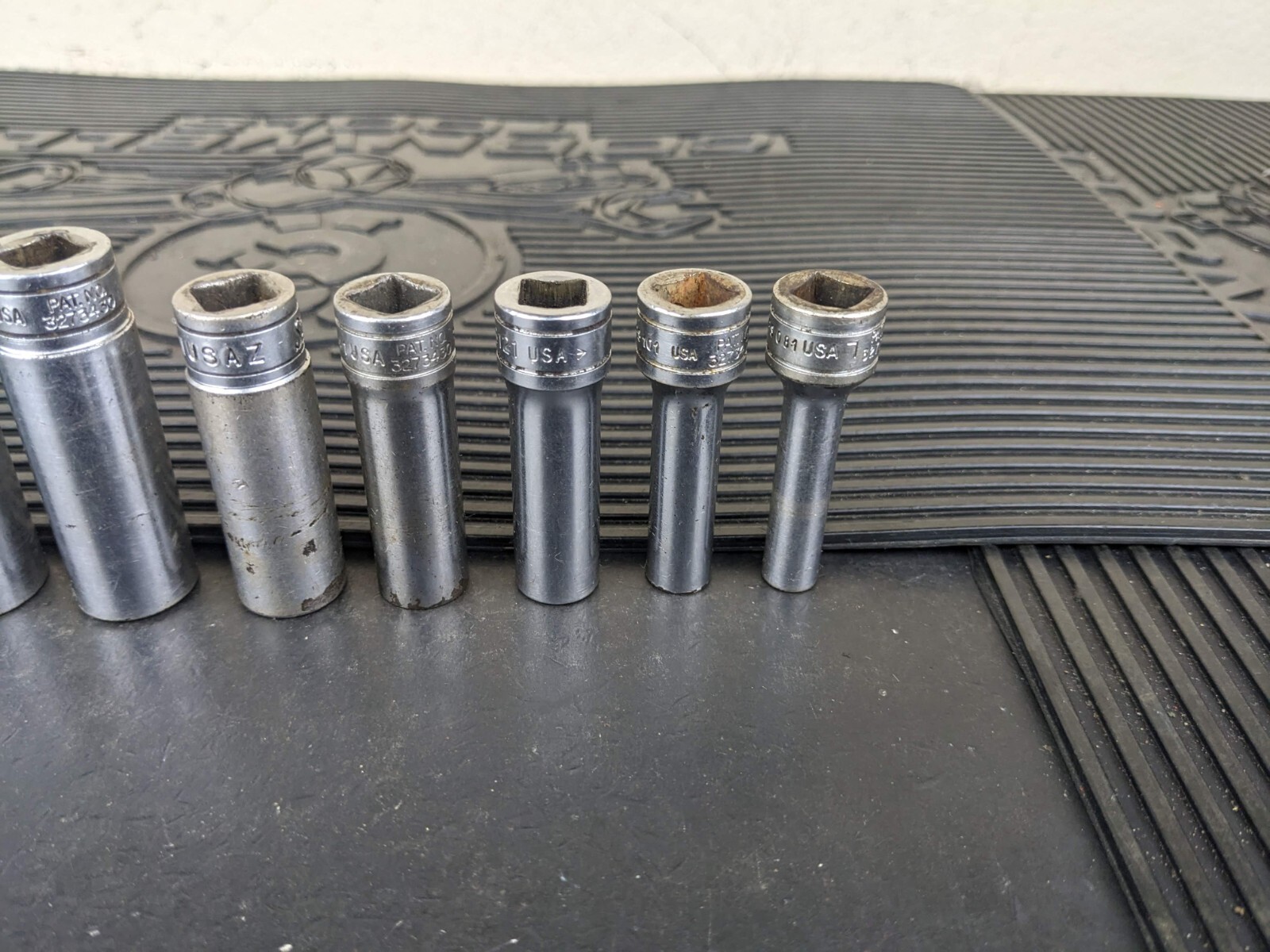 #bg227 Snap on Tools 211SFSY 3/8″ Drive Deep Chrome Socket Set Socket Set